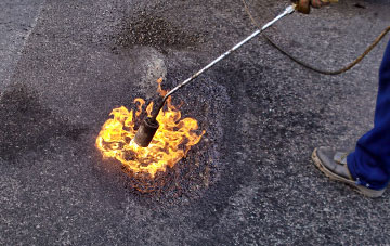 Brilley Mountain flat roofing repairs